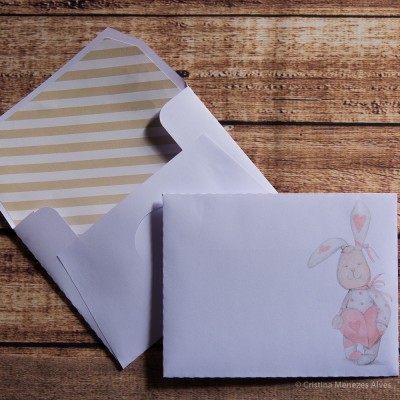 Envelope Infantil Forrado - Pack 12 unidades