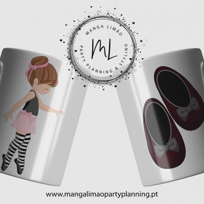 Caneca Bailarina ( Personalizável )
