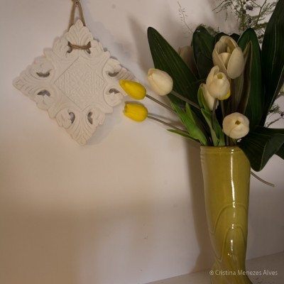 Placa em gesso perfumado