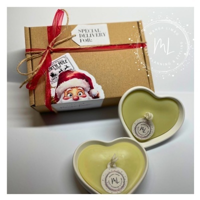 Pack 2 Velas Coração – Aroma a Canela