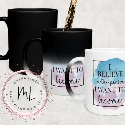 Caneca Mágica com frases