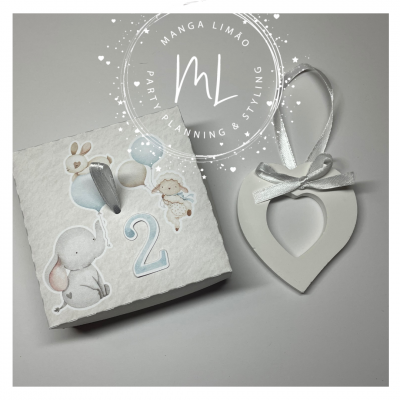 Caixa com gesso perfumado