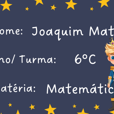 Etiquetas Escolares Principezinho Personalizadas