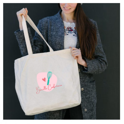 Saco 100% algodão personalizado 200 grs