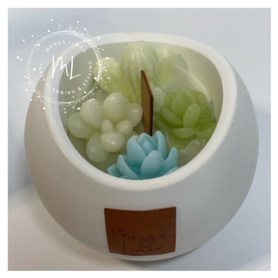 Vela Artesanal em Pote