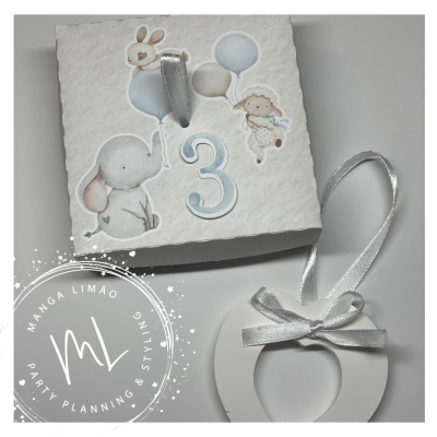 Caixa com gesso perfumado