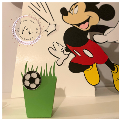 Kit Decoração de Festa – Mickey Futebolista ⚽🐭🎉