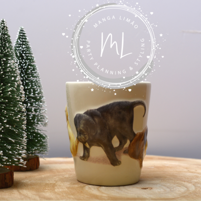 Caneca Labradores cachorro