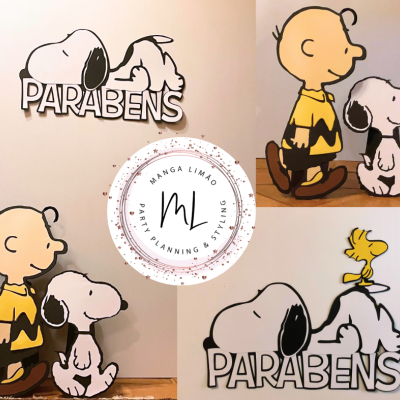Pack de Decoração Snoopy - Exclusivo Manga Limão