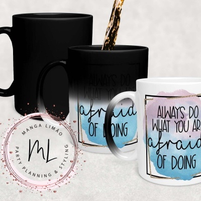 Caneca Mágica com frases