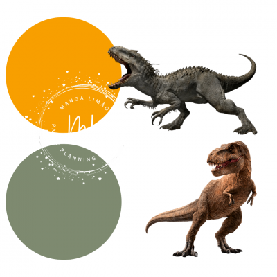 Caixas Pipocas Dinosauros