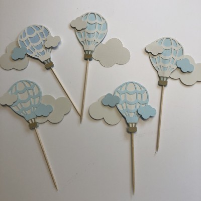 Palitos balão de ar quente - conjunto 8 unidades