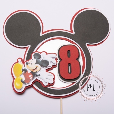 Topo de bolo Mickey