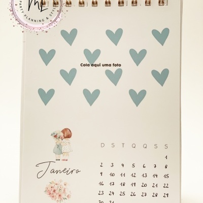 Calendário 2022 personalizável