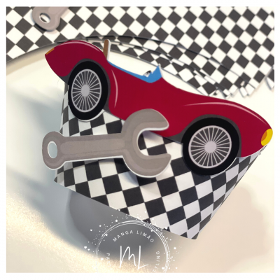 Cintas de Cupcake carro de corrida