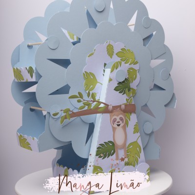 Roda gigante tema Safari na Selva