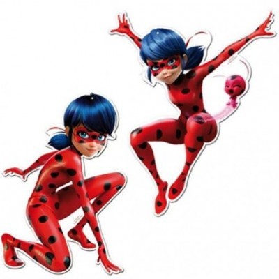 Silhueta LadyBug para decoração de parede