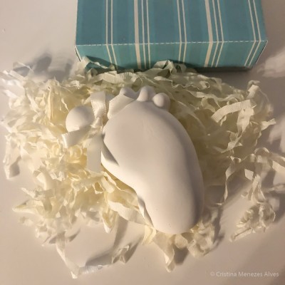 Pézinho em gesso Perfumado