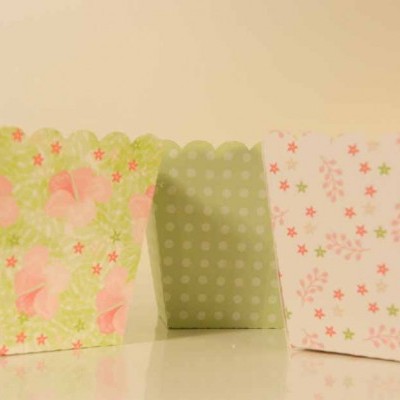 Copos para pipocas, batatas fritas ou doces pack 6 unidades