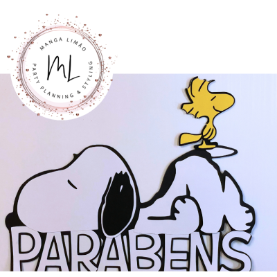 Pack de Decoração Snoopy - Exclusivo Manga Limão