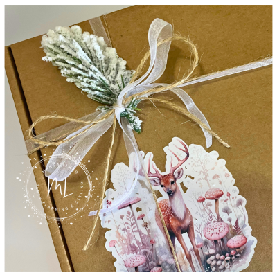 Pack Encanto de Inverno – Conjunto Artesanal em Gesso com Vela e Peónia | Manga Limão