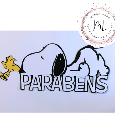 Pack de Decoração Snoopy - Exclusivo Manga Limão