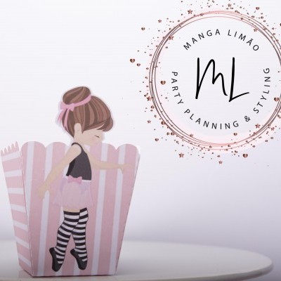 Descartáveis de Festa tema Bailarina