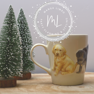 Caneca Labradores cachorro