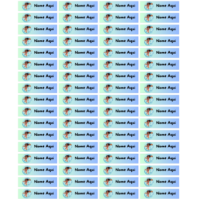 Etiquetas Escolares Vaiana Personalizadas