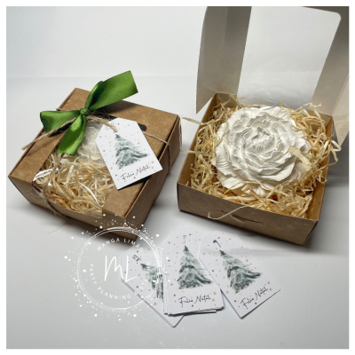 Flor Peónia em Gesso Perfumado com Fragrância Recarregável | Ambientador Decorativo Elegante