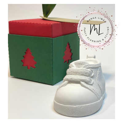 Bota em gesso perfumado