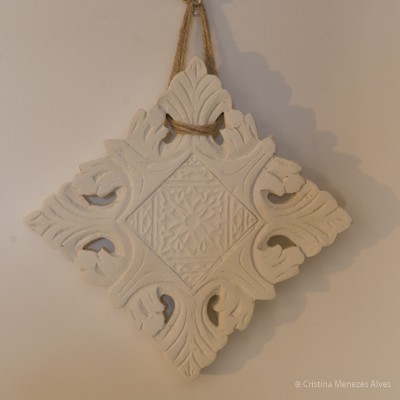 Placa em gesso perfumado