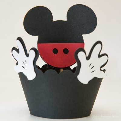 Cintas para Cupcakes Mickey - Pack 6 unidades