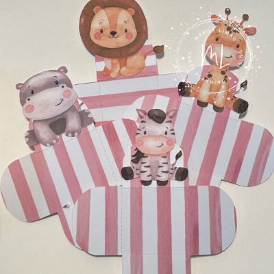 Formas Brigadeiro animais da Selva - Pack 12 unidades