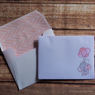 Envelope Infantil Forrado - Pack 12 unidades