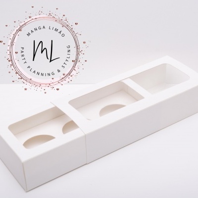 Caixa para 3 Bombons ou brigadeiros