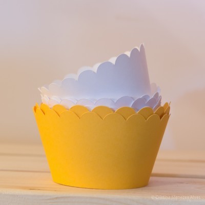 Cintas Lisas para Cupcakes e outros Bolos ( Pack 12 unidades )