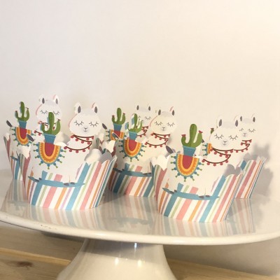 Cintas para cupcakes Lhama ( Lama )