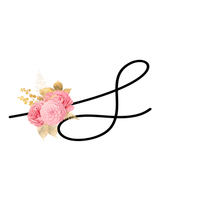 Caneca Monograma Flor Rosa