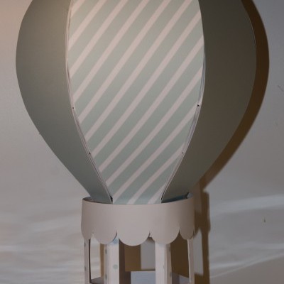 Balão de ar quente 3D