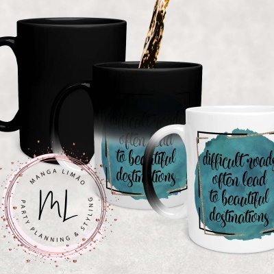 Caneca Mágica com frases