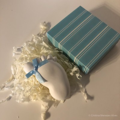 Pézinho em gesso Perfumado