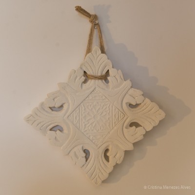 Placa em gesso perfumado