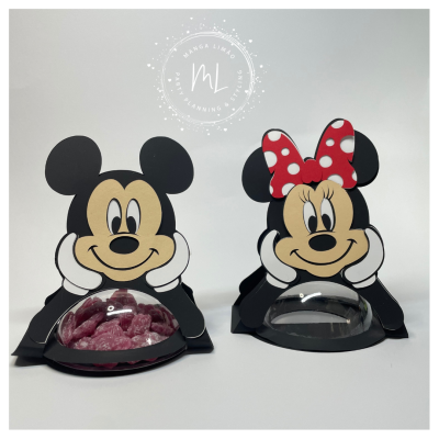 Embalagem Decorativa Mickey e Minnie – Porta Guloseimas