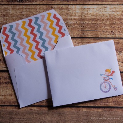 Envelope Infantil Forrado - Pack 12 unidades