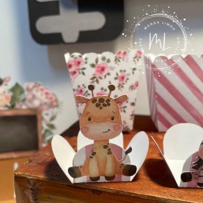 Formas Brigadeiro animais da Selva - Pack 12 unidades