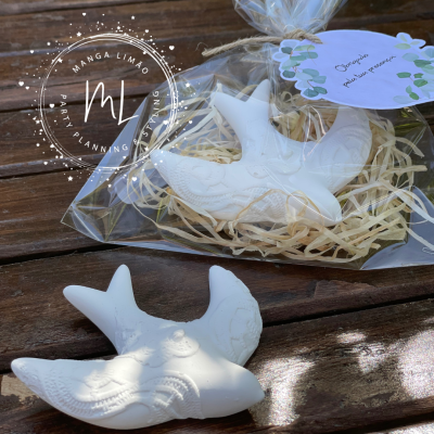 Andorinha em gesso perfumado