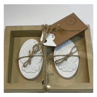 Pack Coração de Viana  gesso perfumado