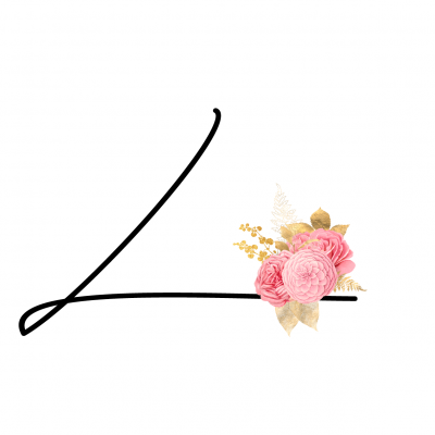 Caneca Monograma Flor Rosa