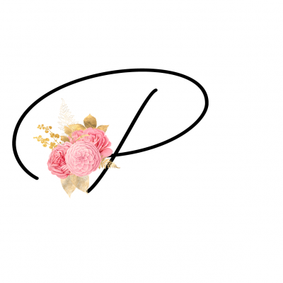 Caneca Monograma Flor Rosa